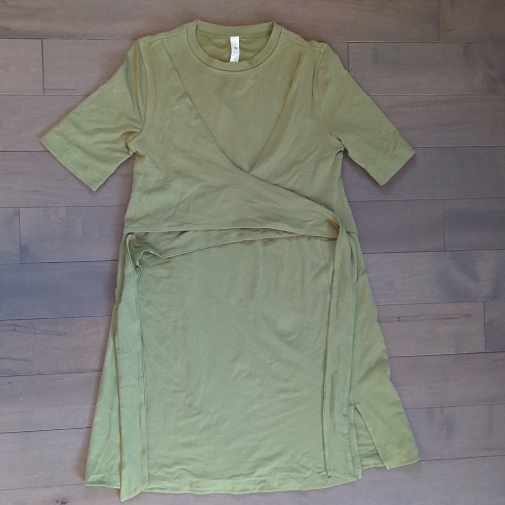 NWT Lululemon Size 4 Wrap-Front Dress - Picture 5 of 7